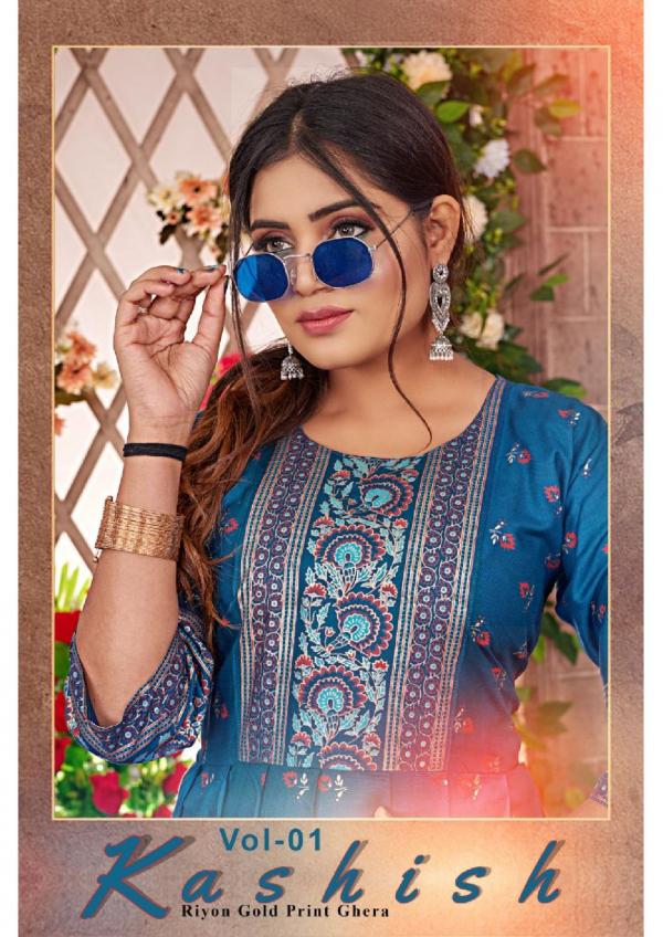 Trendy Kashish Vol 1 Rayon Designer Kurti Collection